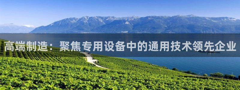 彩神8最新版下载：高端制造：聚焦专用设备中的通用技术领先企业