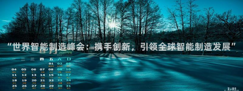 彩神旗下有哪些平台：“世界智能制造峰会：携手创新，引领全球智能制造发展”
