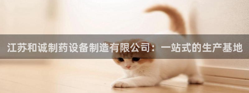 彩神viii下载安卓：江苏和诚制药设备制造有限公司：一站式的生产基地